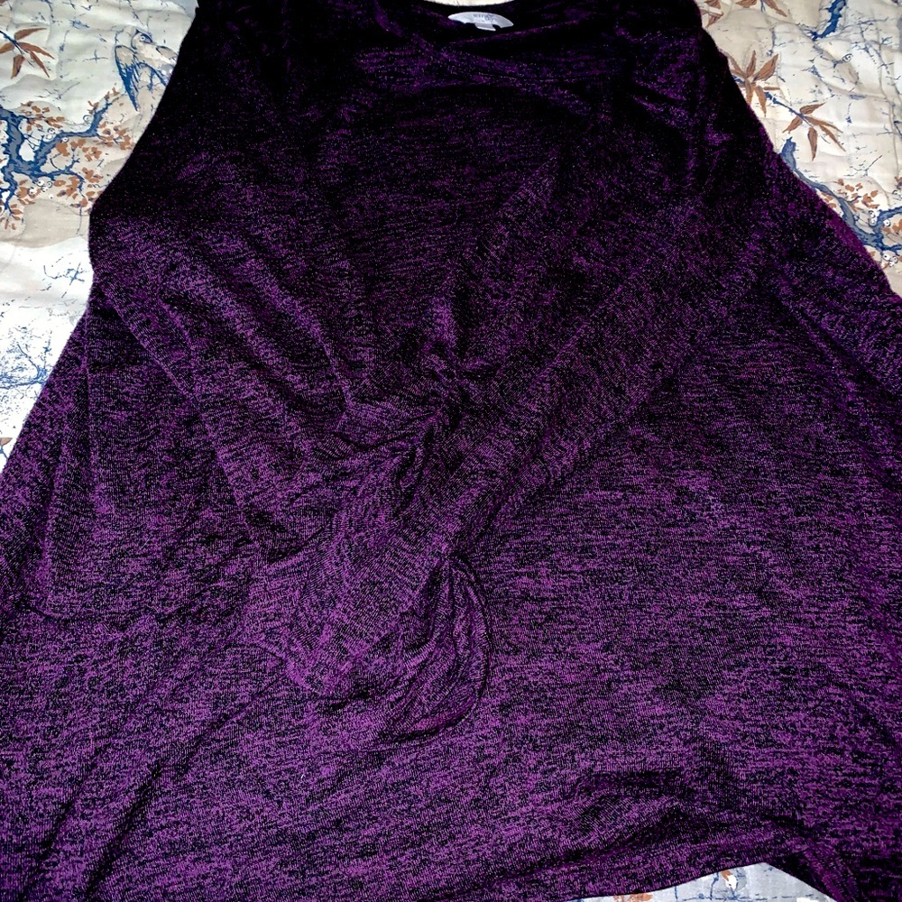 Purple and black fancy shirt